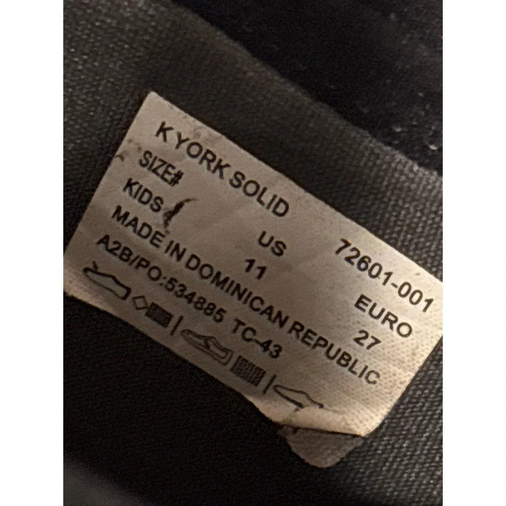 Bogs Kids York Solid Black Waterproof Insulated Winter Boots 72601-001 Size 11